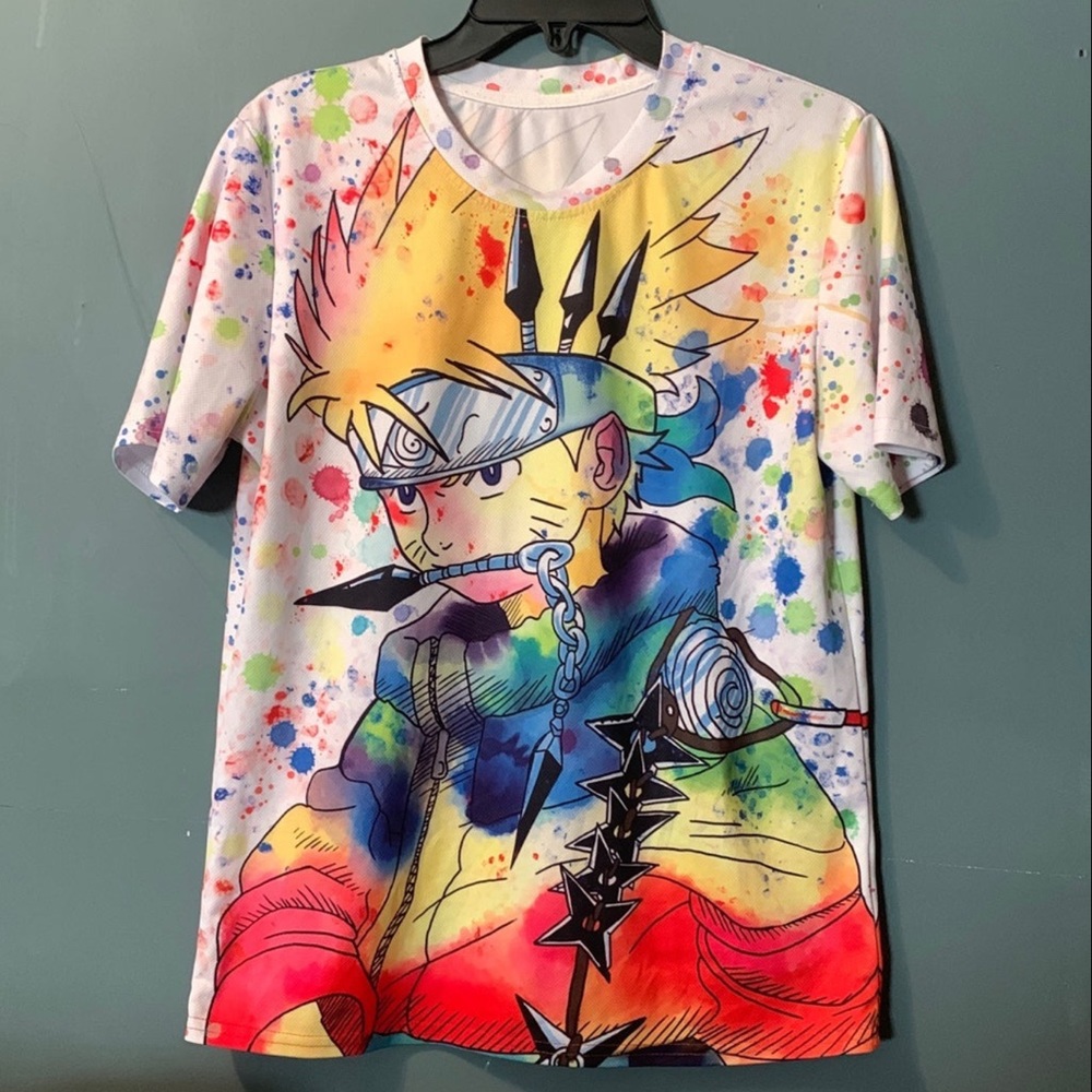 Naruto Colorful Short Sleeve Shirt